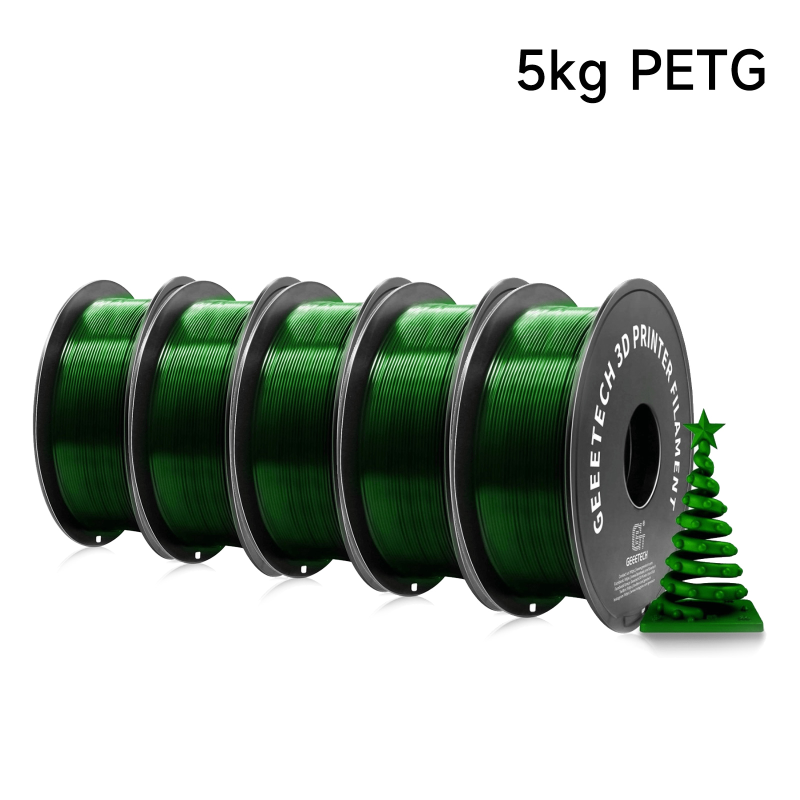 Fdm Printer - Филамент GeeTech PETG 1,75 мм, 5