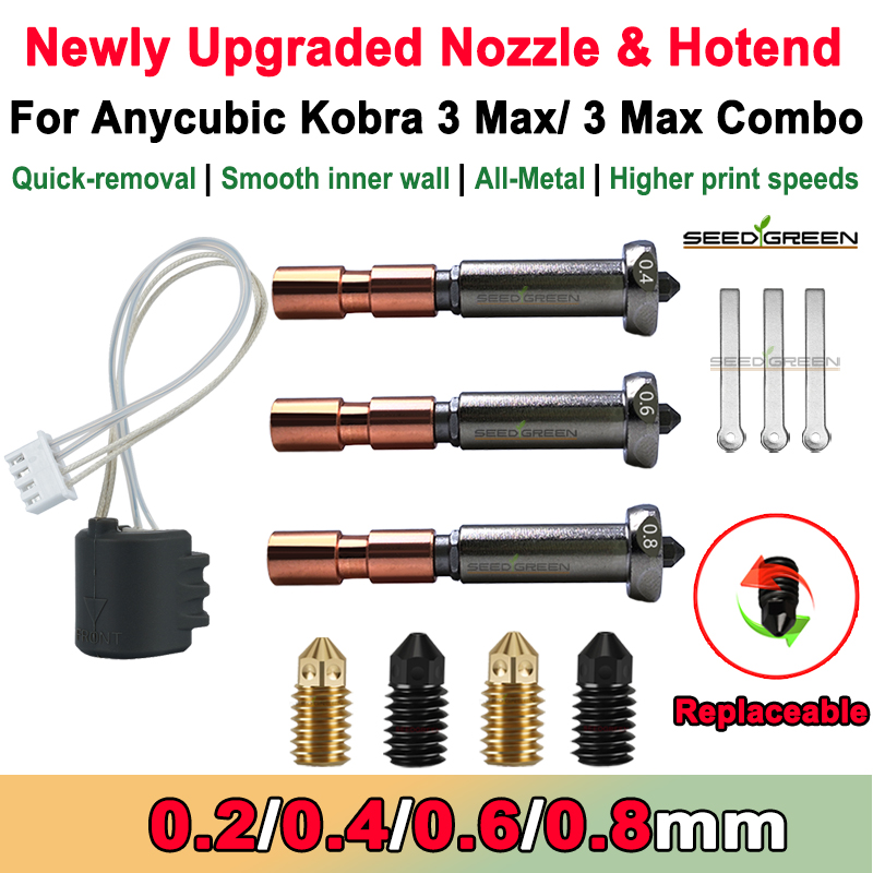 Hotend 0.4Mm - Обновленное сопло для Anycubic Kobra 3