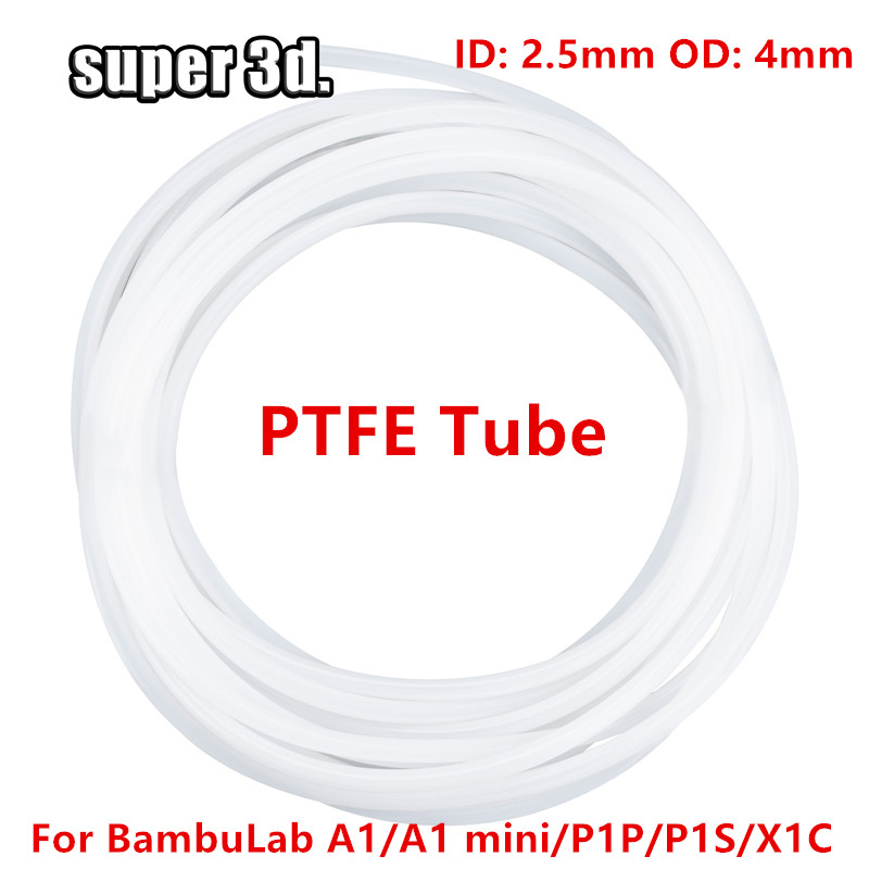 Direct Drive Extruder - Трубка PTFE Bambu Lab 1/2/50 м,