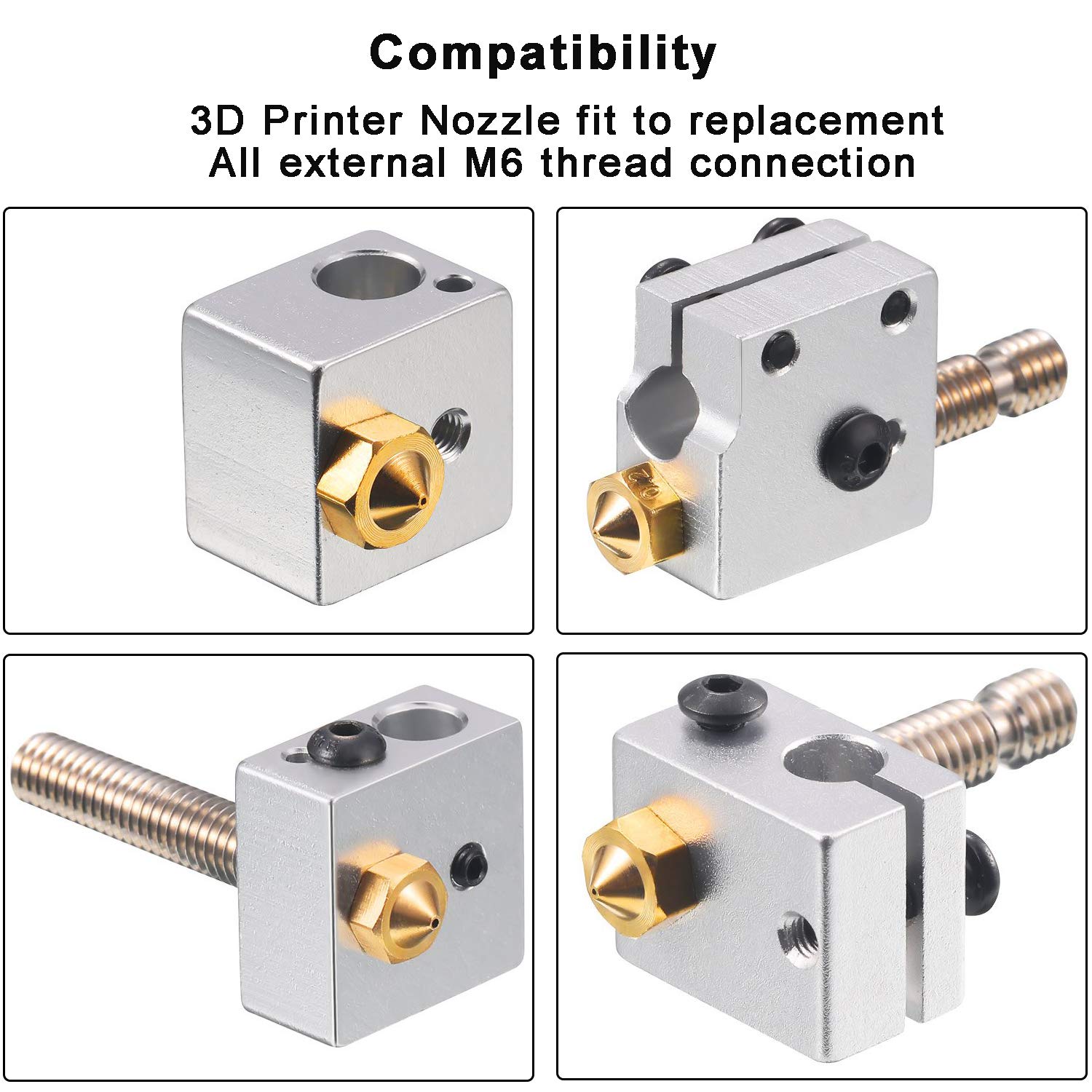 Латунные сопла 0,4 мм для 3D-п – обзор и цена Hotend 0.4Mm
