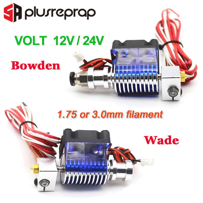 V6 J-head 12В 24В Цельнометалл – обзор и цена Direct Drive Extruder