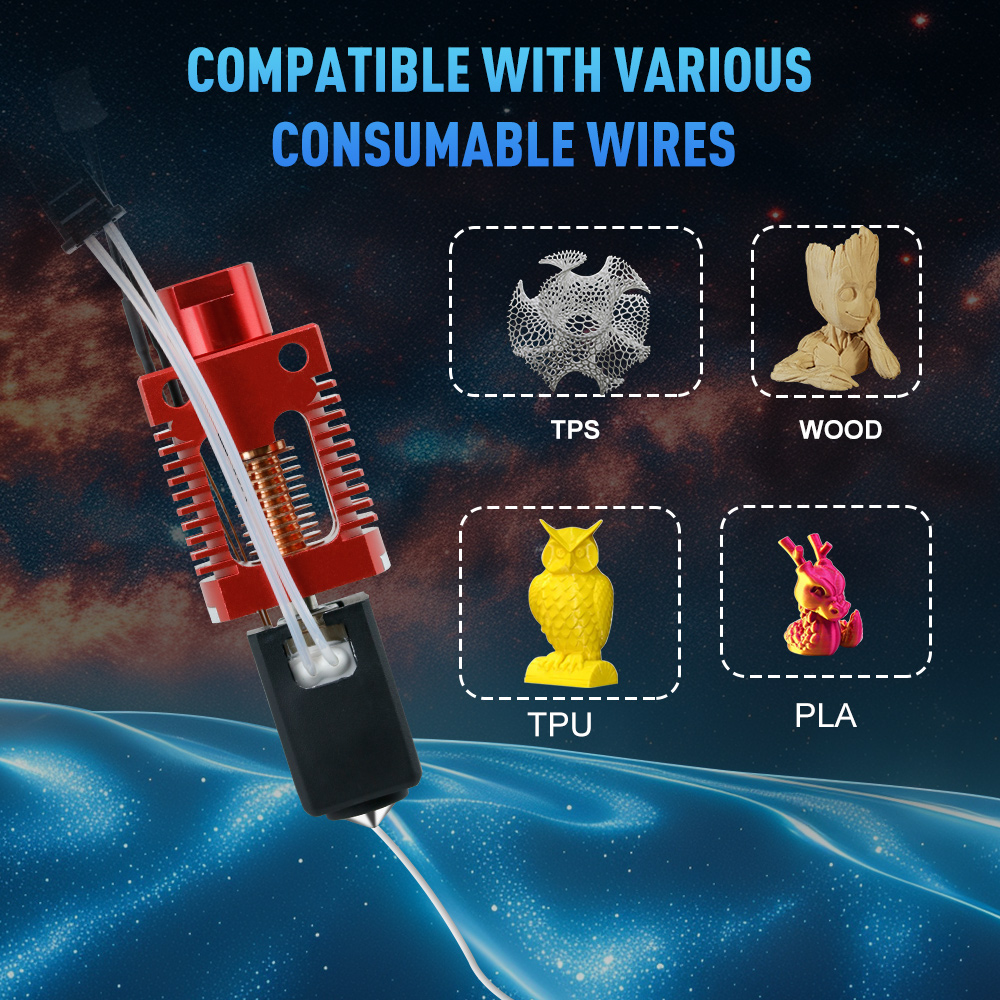 Комплект хотэнда для Creality  – обзор и цена Hotend 0.4Mm