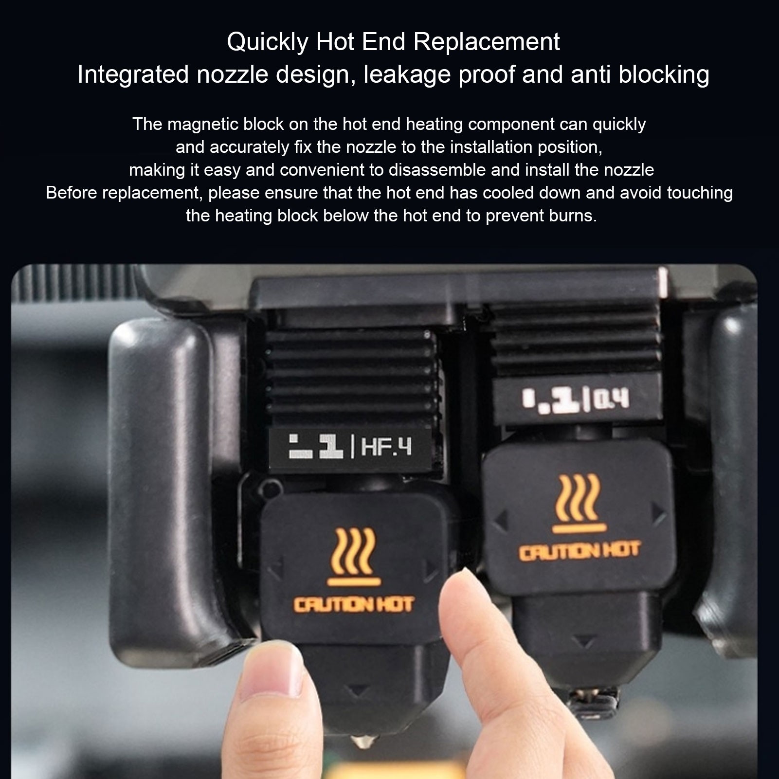 Высокопроизводительная сменная – обзор и цена Hotend 0.4Mm