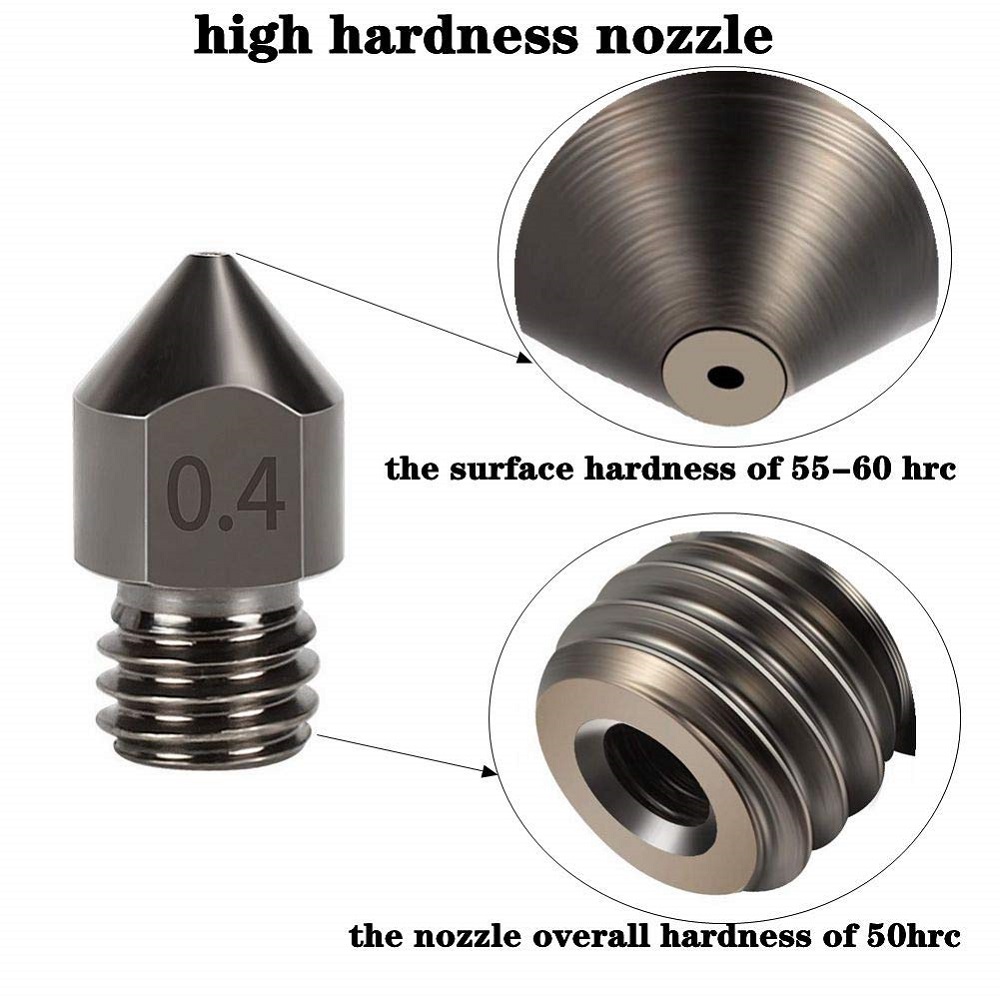 1/2/3 шт. сопло из закаленной  – обзор и цена Printer Nozzle