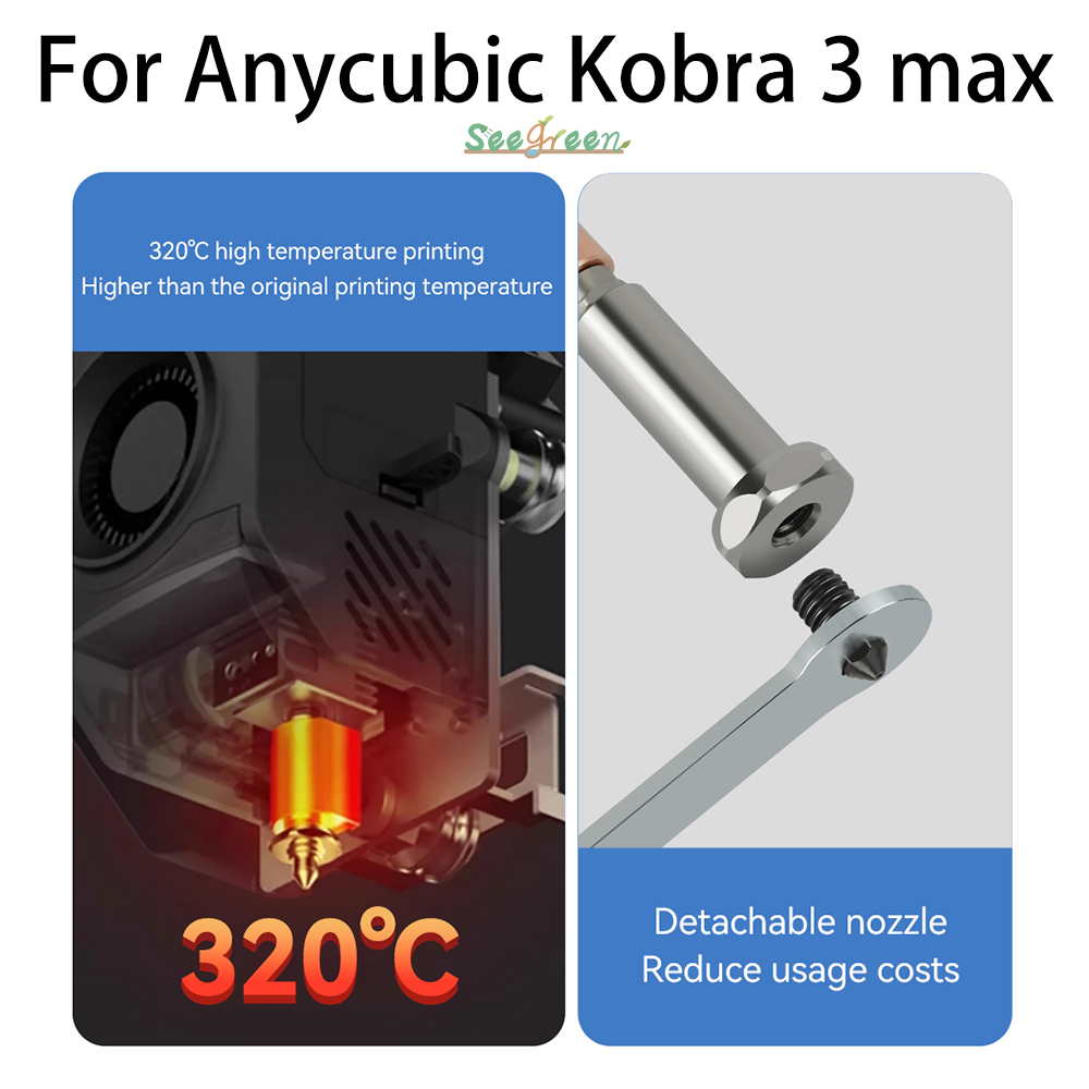 Новая обновленная насадка для  – обзор и цена Hotend 0.4Mm