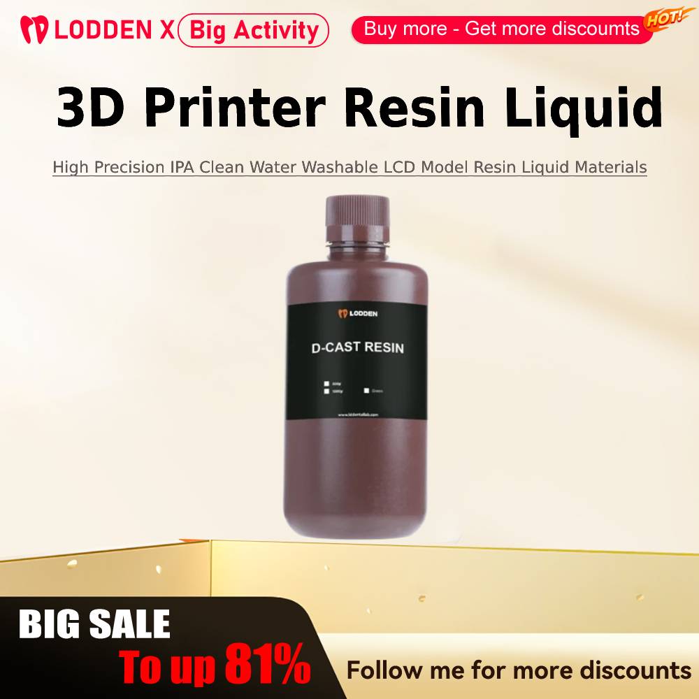 Жидкость для 3D-принтера Lodde – обзор и цена Resin Printer