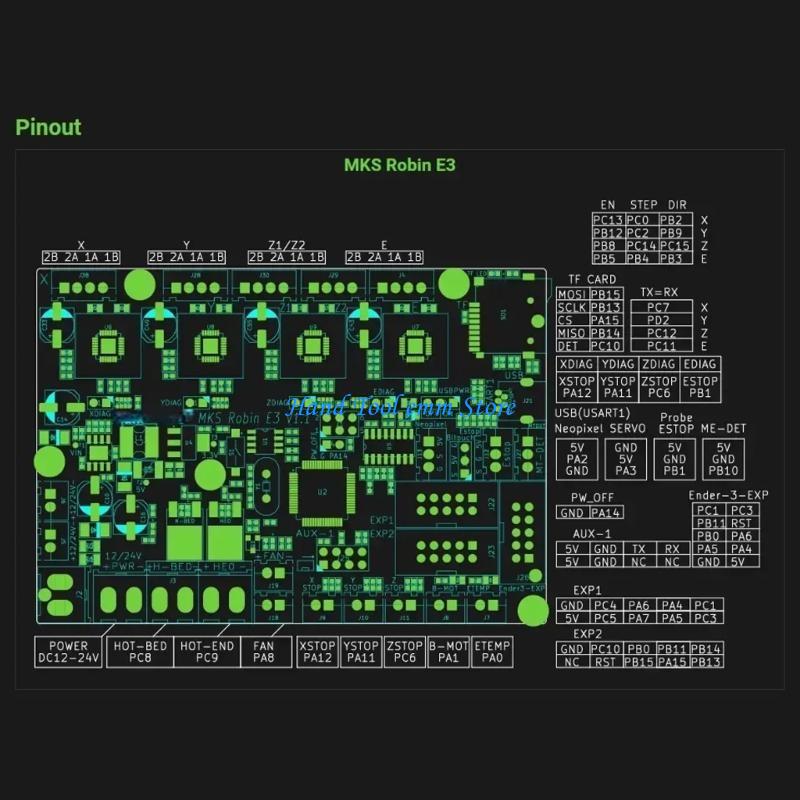 H37F MKS Robin E3 V1.1 плата у – обзор и цена Skr Mini E3