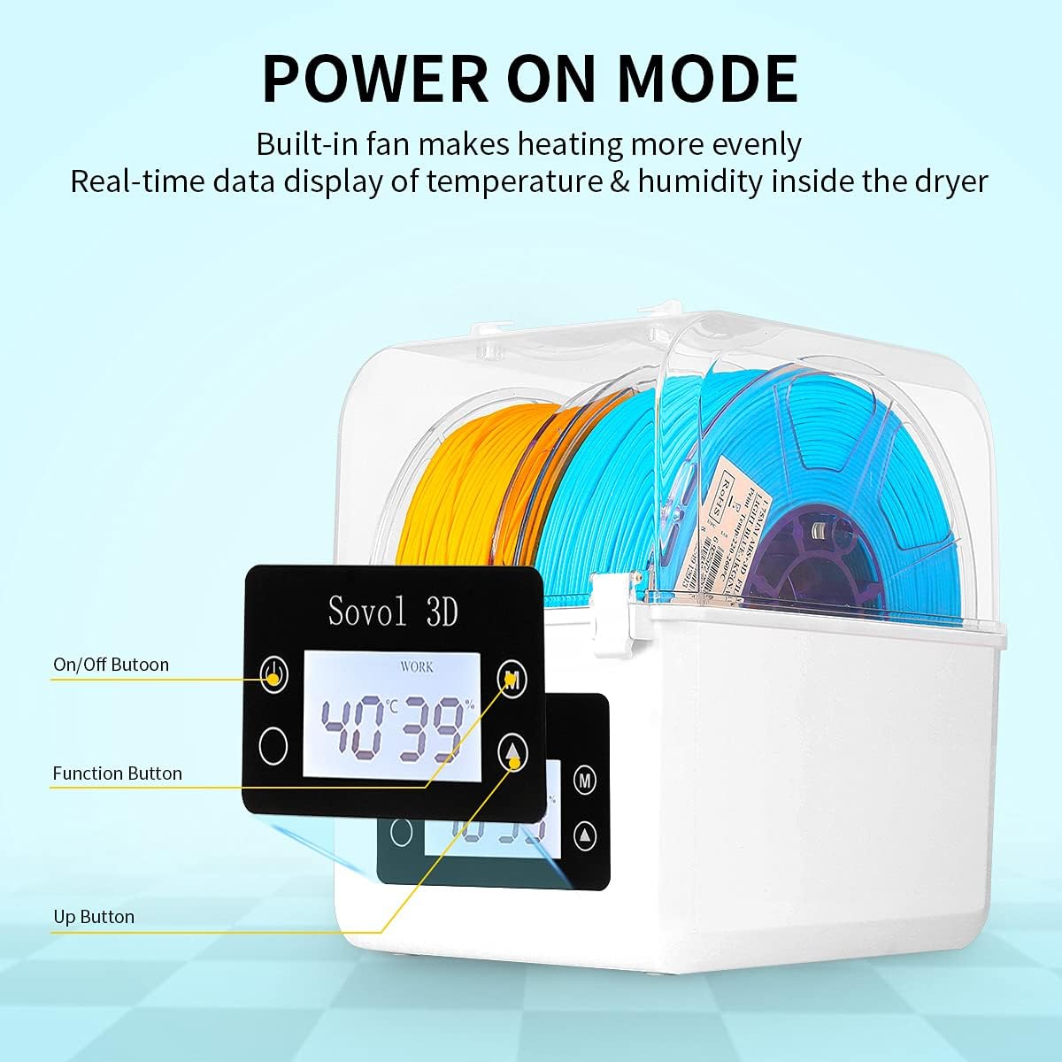 Сушилка для наполнителя Sovol  – обзор и цена Enclosure 3D Printer