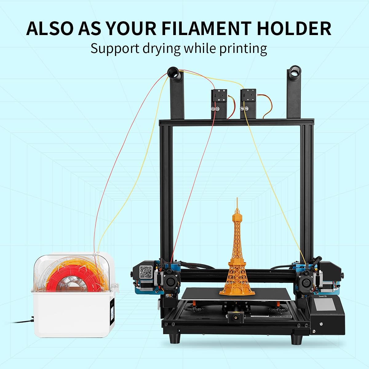 Сушилка для наполнителя Sovol  – обзор и цена Enclosure 3D Printer